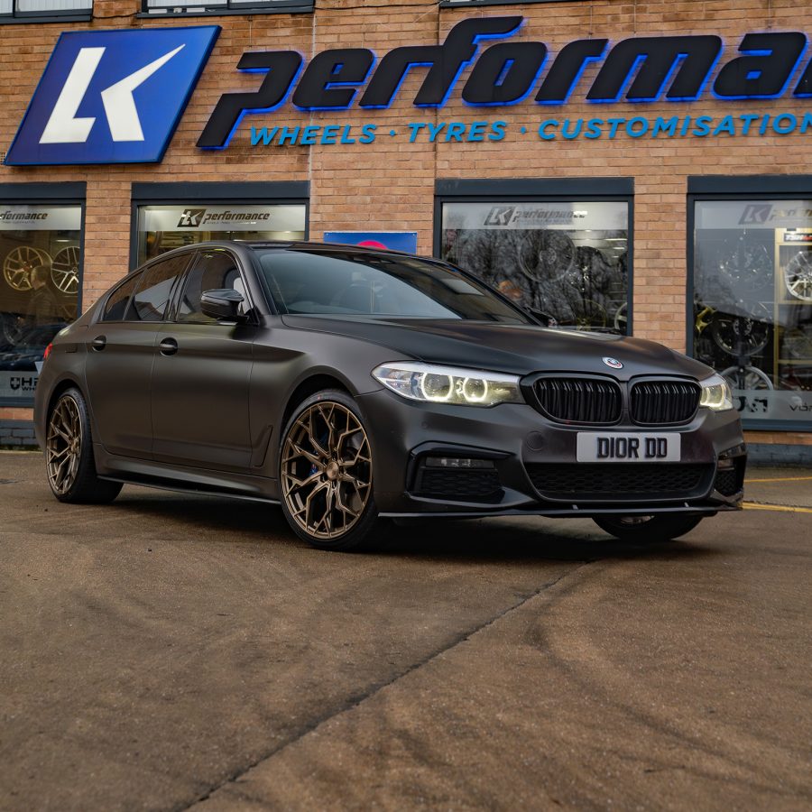 BMW 5 Series 530E M Sport Riviera RF5 Bronze Double Dark Tint