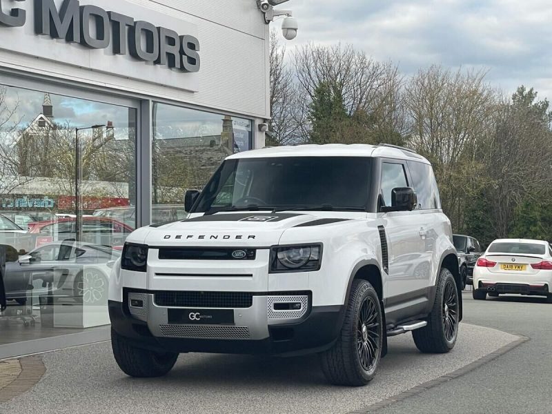 Land Rover Defender 110 White Riviera RF8 GB