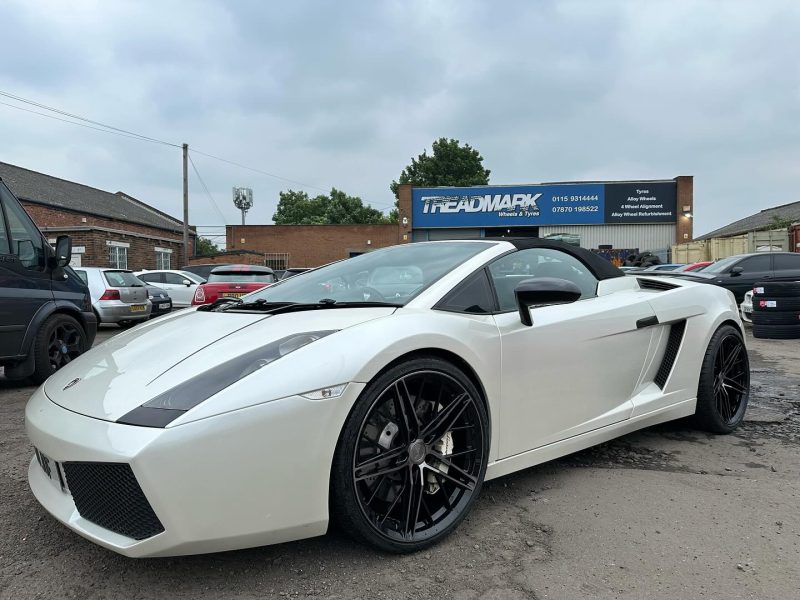 Lamborghini Gallardo Spyder Riviera RF4 Black Polished Dark Tint