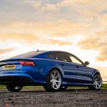 Audi RS7 C7.5 Riviera RV177 Silver Polished Deep Concave