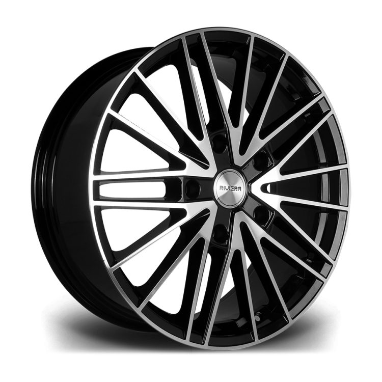 Riviera RTS Black Polished Dark Tint Angle