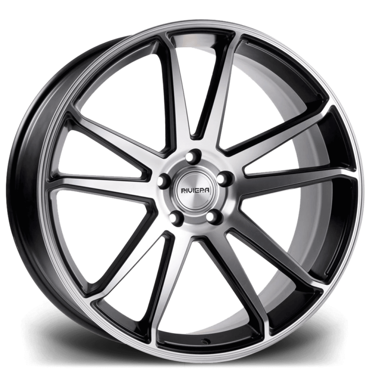 Riviera RV116-BLACK-MACHINED-ANGLE
