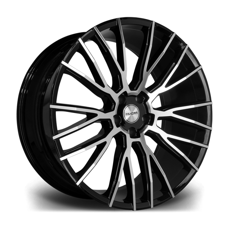 Riviera RV127-GlossBlackPolished-Angle