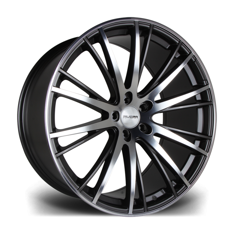 Riviera RV128_GunmetalMachinedFace_Angle