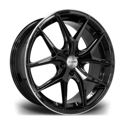 Riviera RV136_GlossBlackPolishedLip_Angle