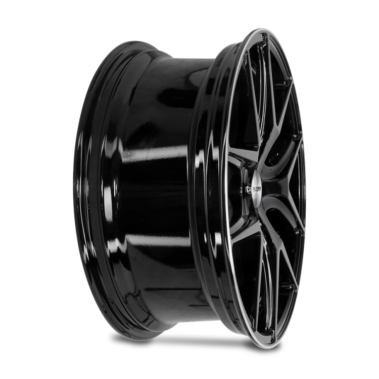 Riviera RV136_GlossBlackPolishedLip_Concave