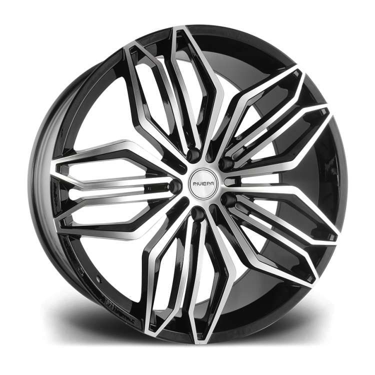 Riviera RV180 Black and Polished Angle