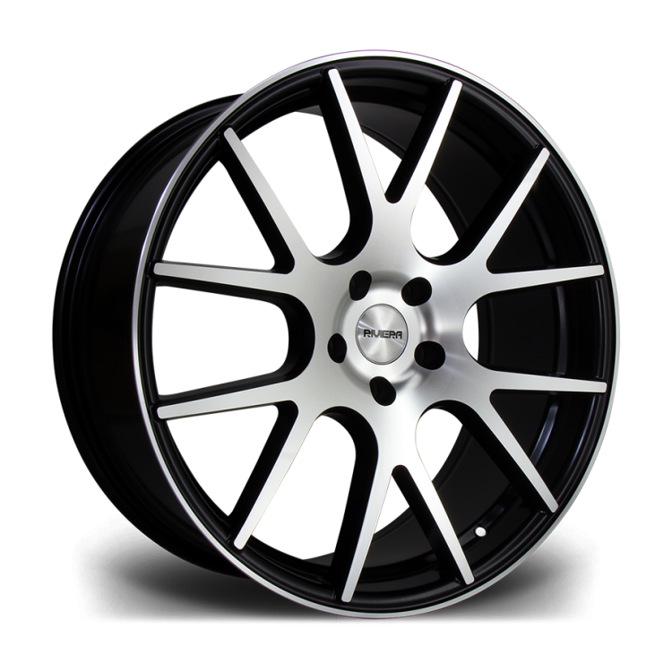 Riviera RV185_SatinBlackPolished_Angle