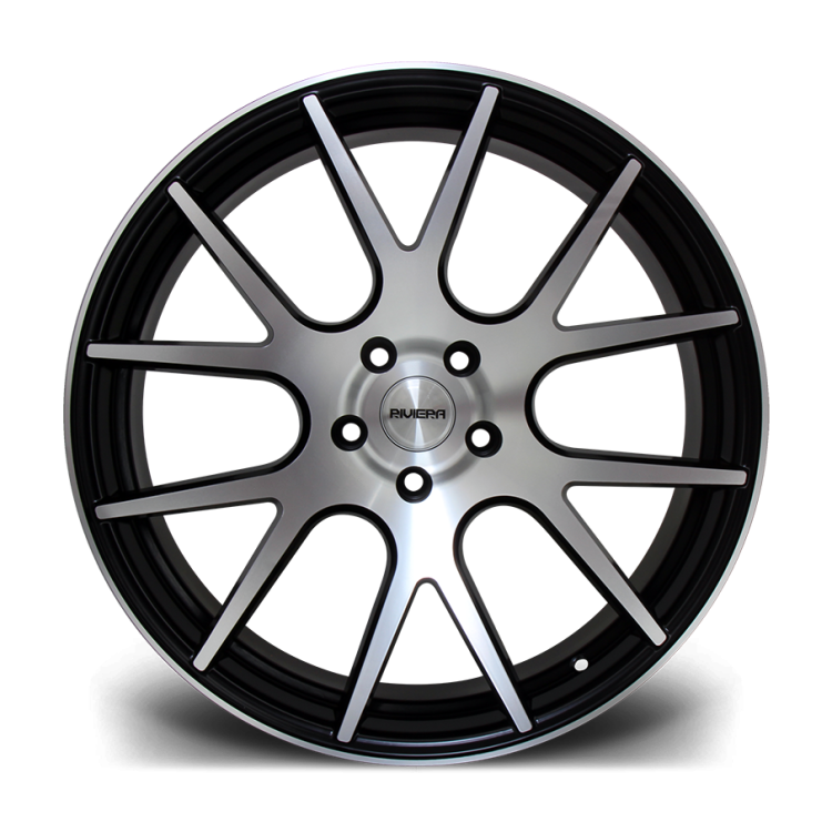 Riviera RV185_SatinBlackPolished_Face