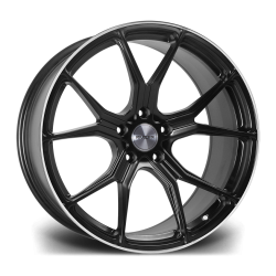 Riviera RV192_BlackPolishedLip_Angle