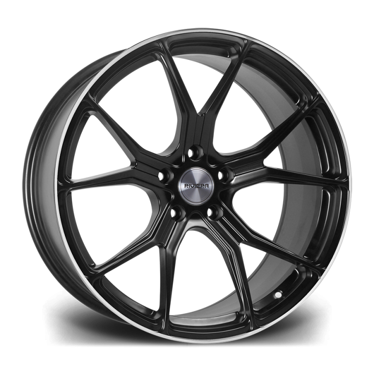 Riviera RV192_BlackPolishedLip_Angle