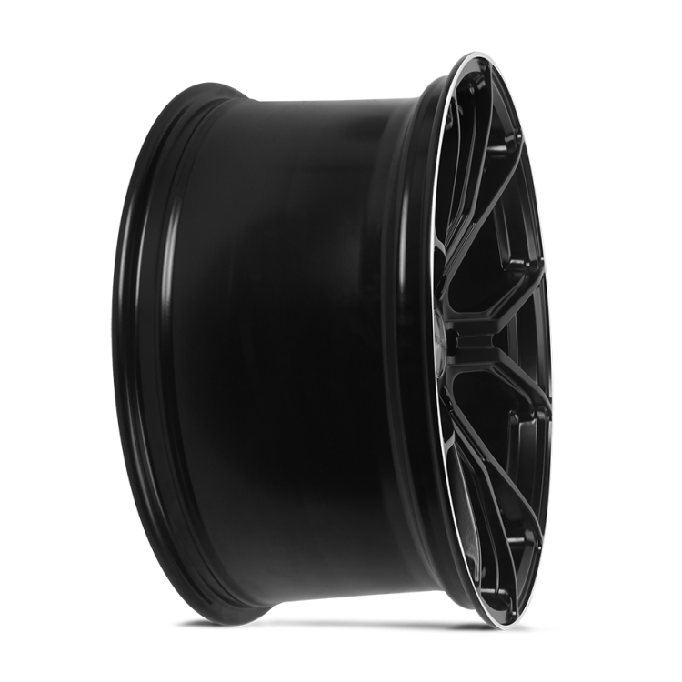 Riviera RV192_BlackPolishedLip_Concave