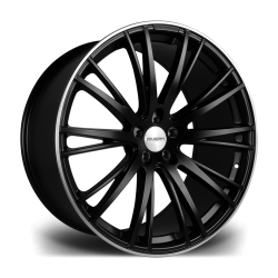 Riviera RV192_MattBlackPolishedLip_Angle