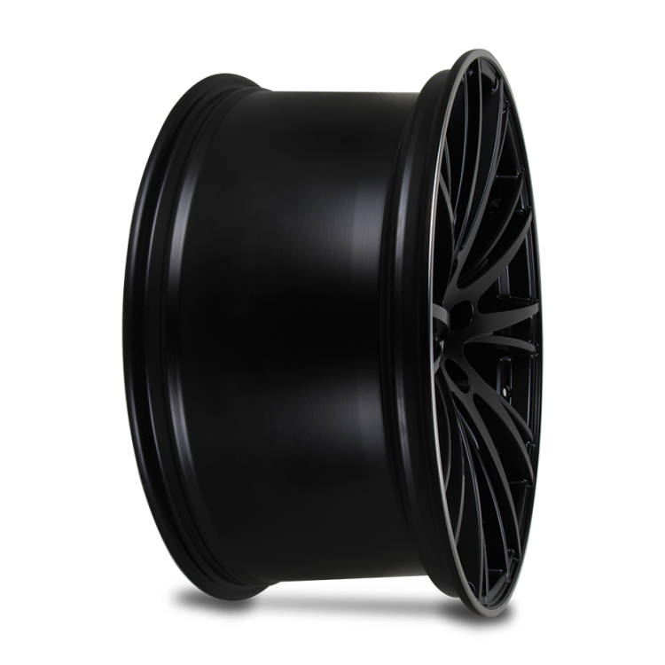 Riviera RV192_MattBlackPolishedLip_Concave