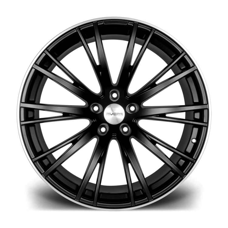 Riviera RV192_MattBlackPolishedLip_Face