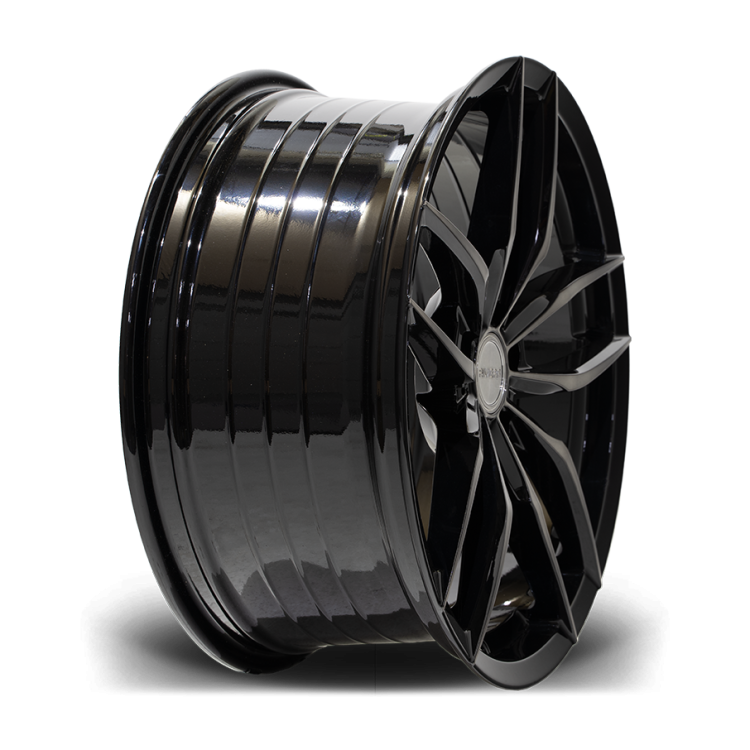 Riviera RV195 Black Polished Dark Tint Concave