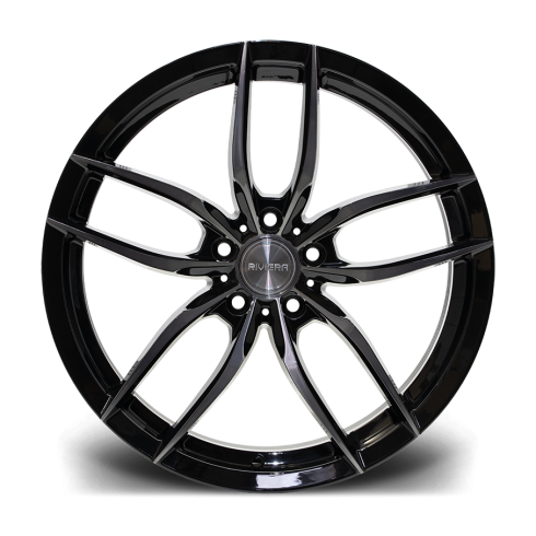 Riviera RV195 Black Polished Dark Tint Face