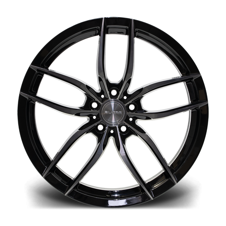 Riviera RV195 Black Polished Dark Tint Face