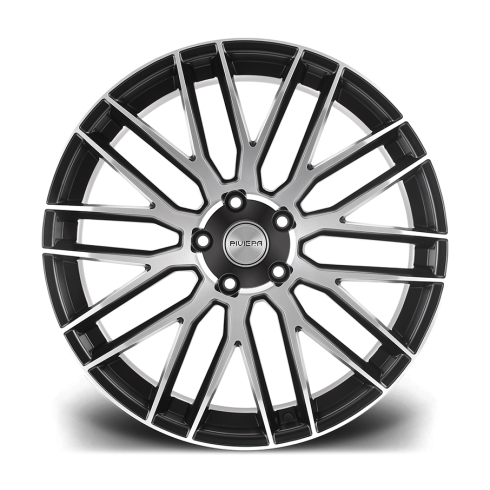 Riviera rv126_MattBlackPolished-face