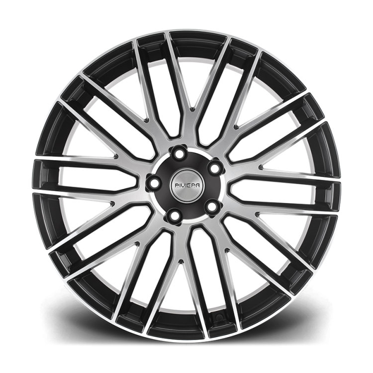 Riviera rv126_MattBlackPolished-face