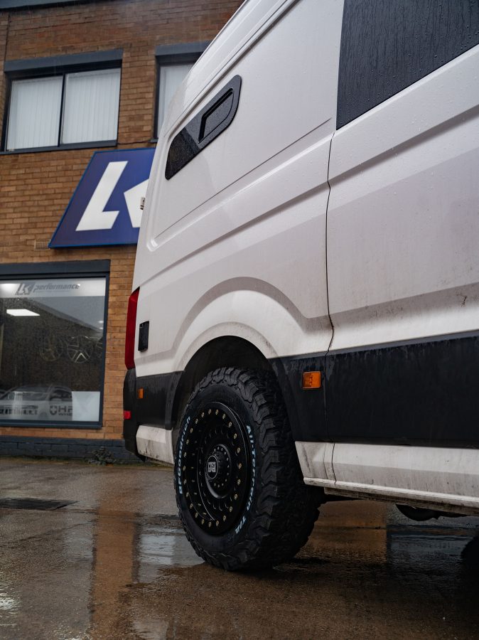 Volkswagen Crafter CR35 Riviera RXS3 Bead Lock Satin Black