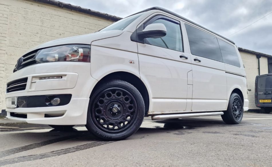 White VW Transporter Riviera RXS4