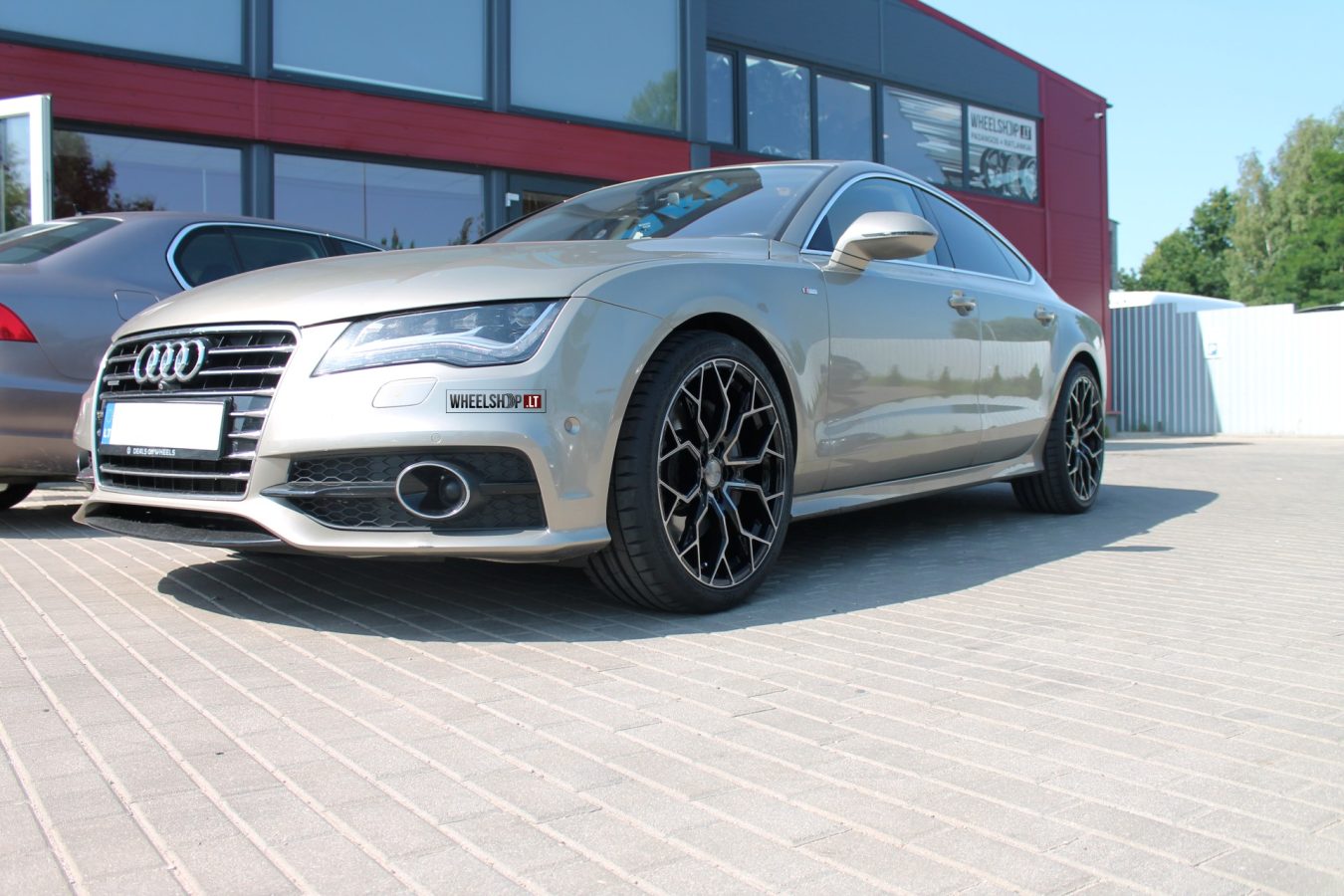 Audi A7 C7 Riviera RF5 Black Polished Dark Tint
