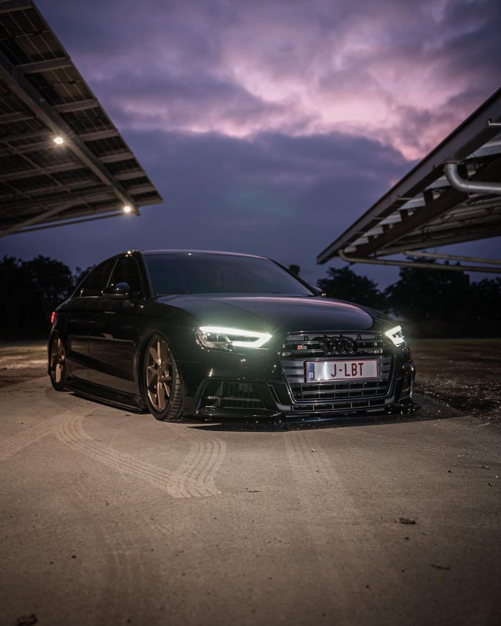 Audi S3 Saloon Riviera RF1 Matt Bronze GB Lip