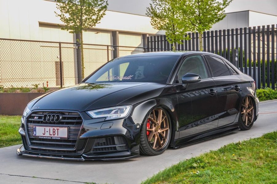 Audi S3 Saloon Riviera RF1 Matt Bronze GB Lip