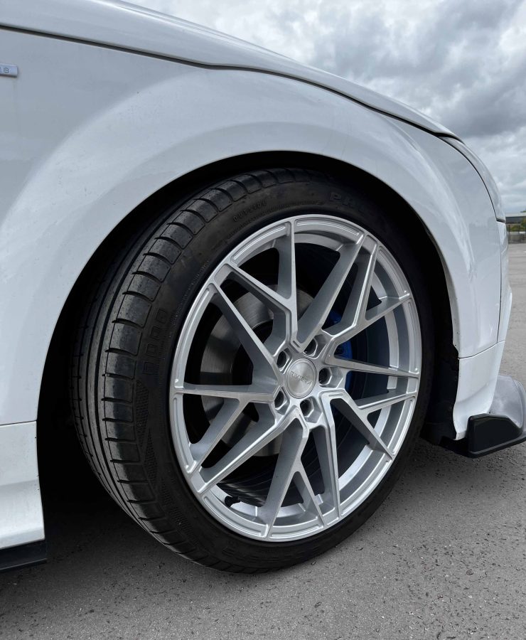 Audi TT MK2 8J Riviera RF106 Silver Polished