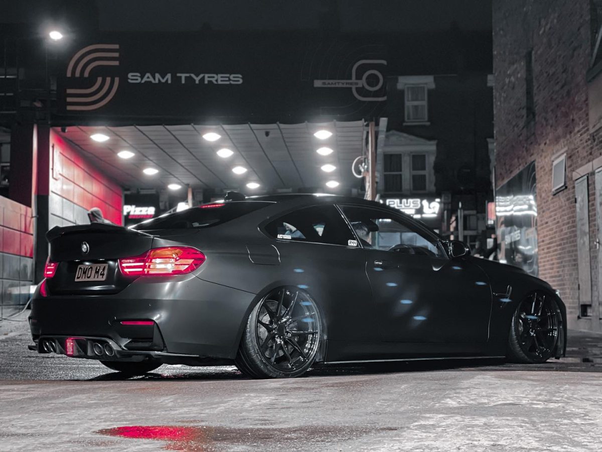 BMW M4 F82 Riviera RF107 DMO Deejay Giveaway Bagged Airlift Suspension