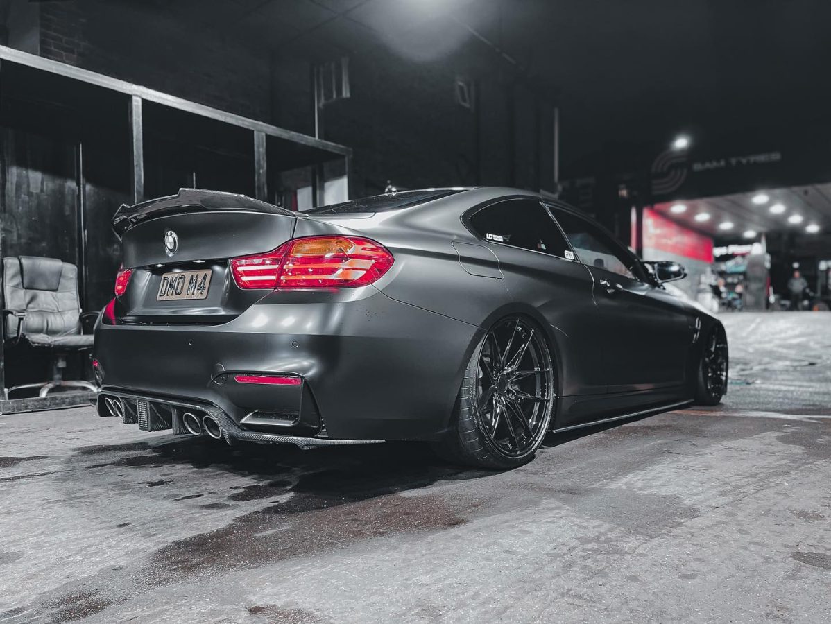 BMW M4 F82 Riviera RF107 DMO Deejay Giveaway Bagged Airlift Suspension