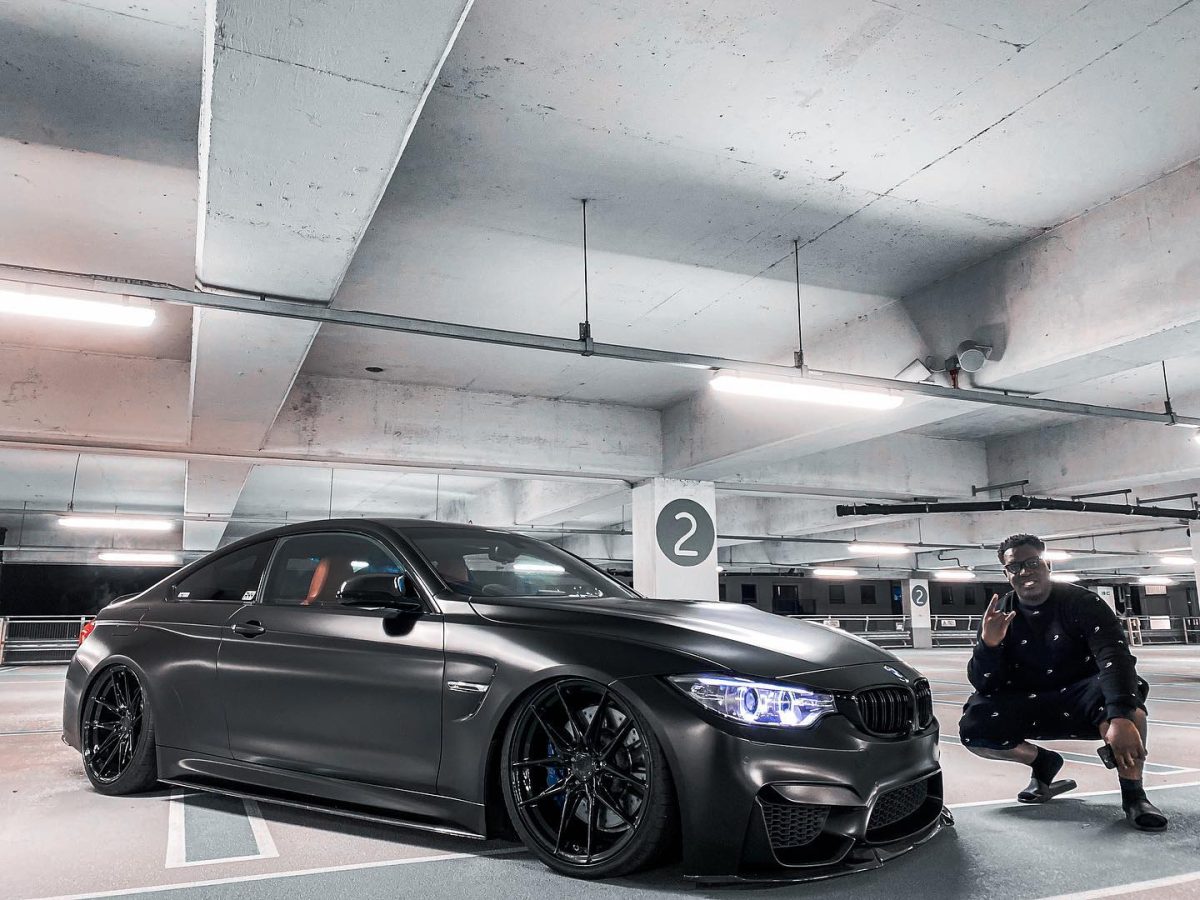 BMW M4 F82 Riviera RF107 DMO Deejay Giveaway Bagged Airlift Suspension