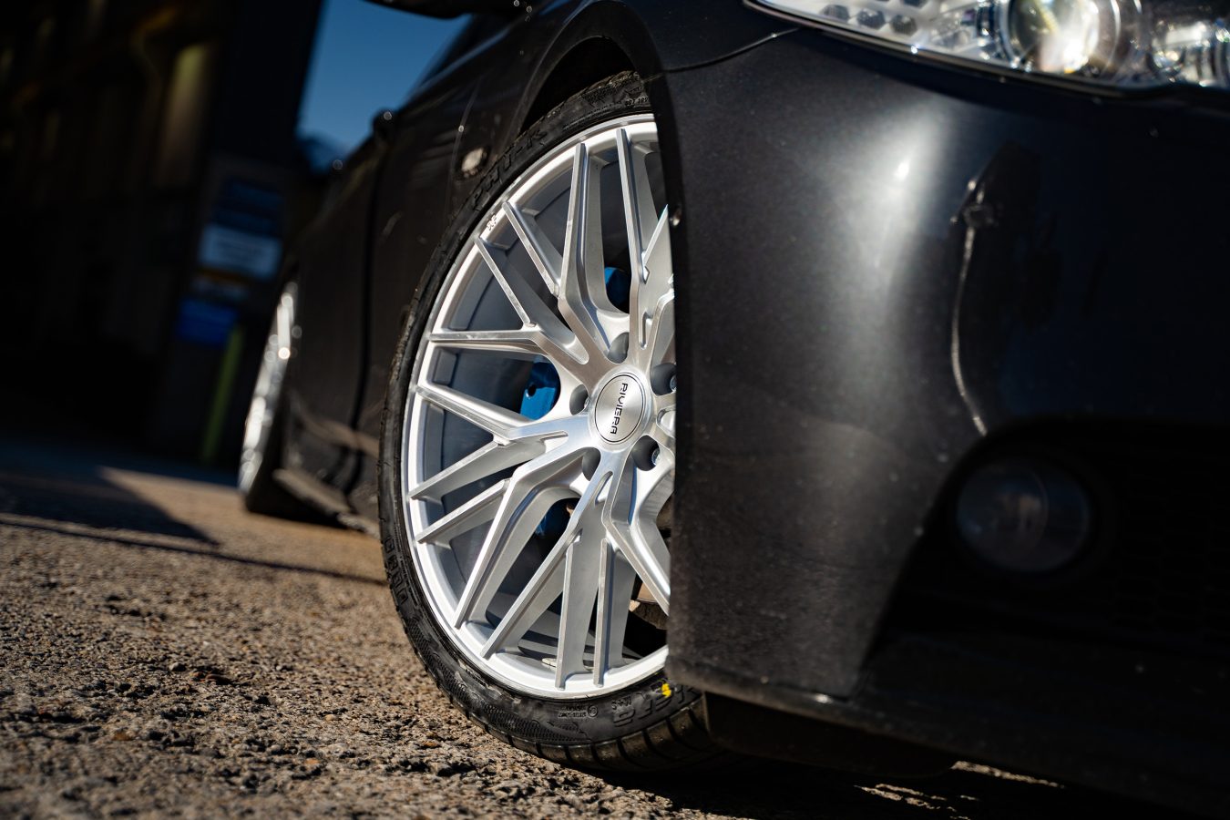 BMW M5 F10 Riviera RV130 Silver Polished