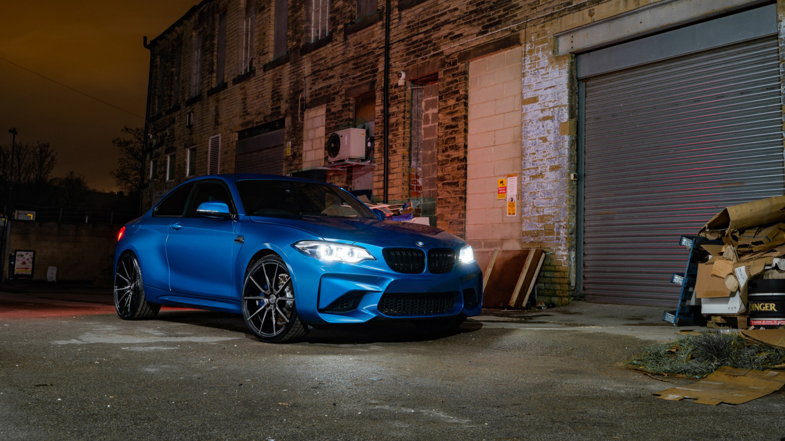 Best Alloy Wheels for BMW M2 F87 Riviera RV193 Black Polished Dark Tint