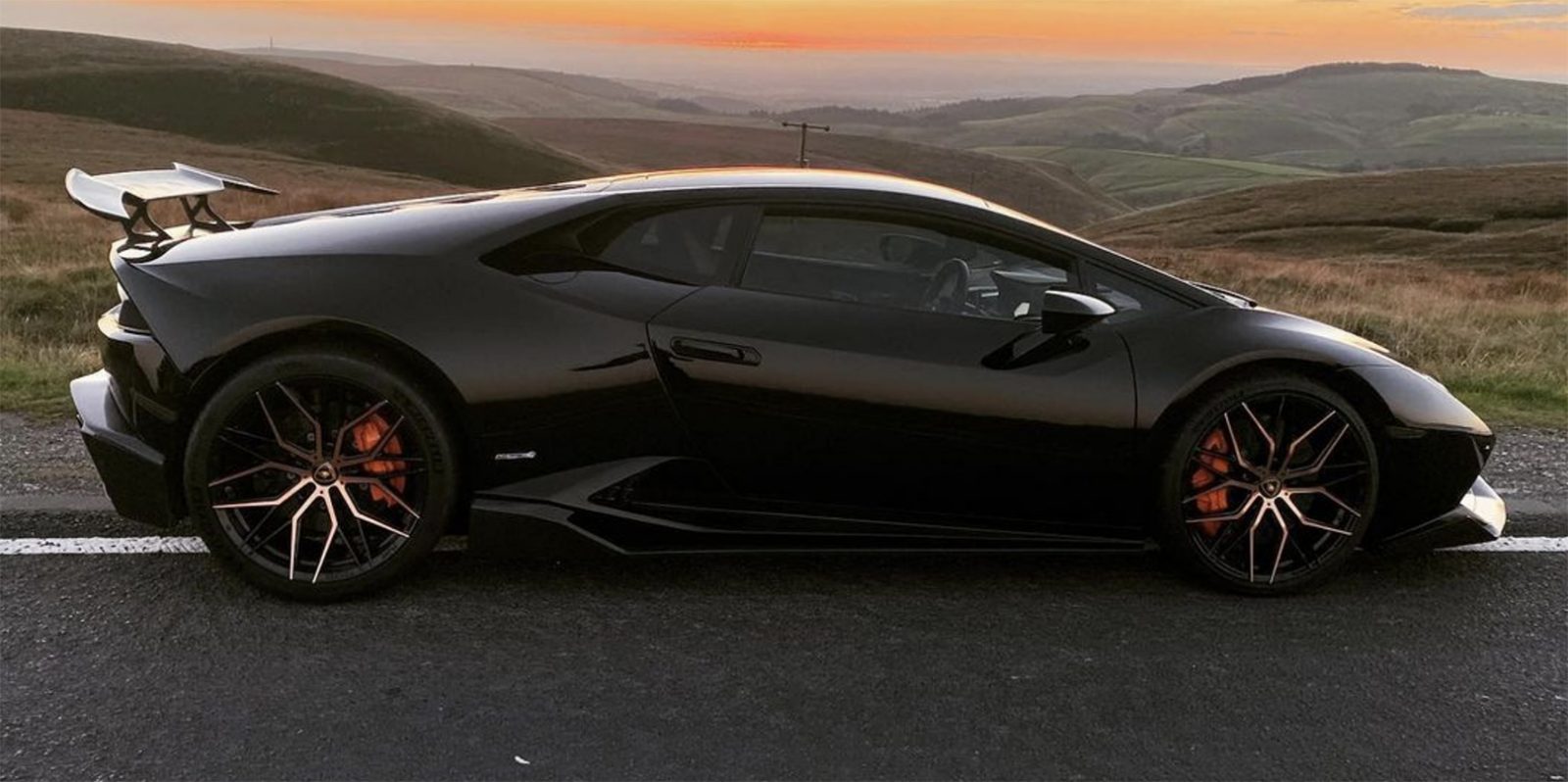 Lamborghini Huracan Riviera RF101 Black Polished