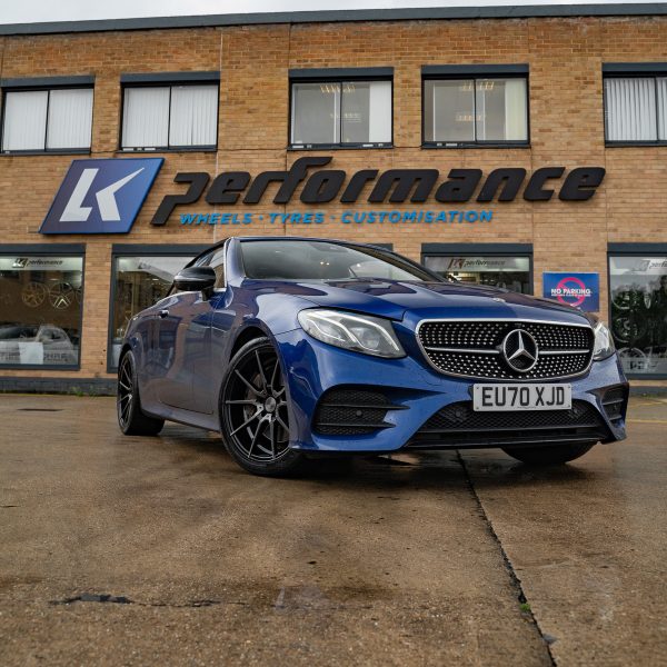 Mercedes E-Class E220d Convertible Riviera RV193 Black Polished Dark Tint