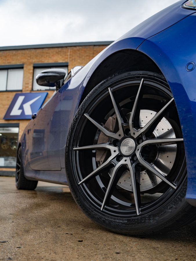 Mercedes E-Class E220d Convertible Riviera RV193 Black Polished Dark Tint