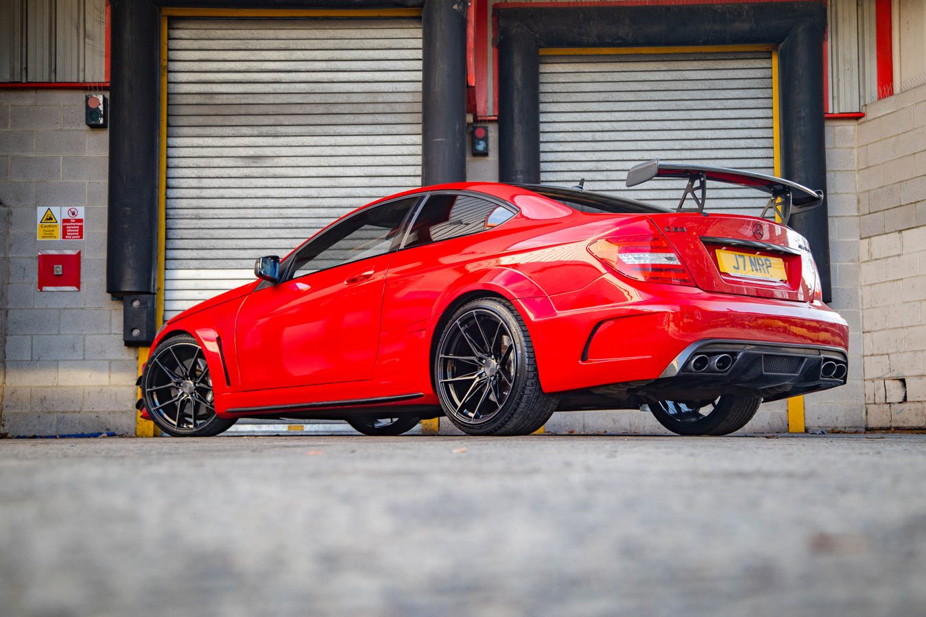 Mercedese C63 W204 Riviera RF107 Black Polished Dark Tint