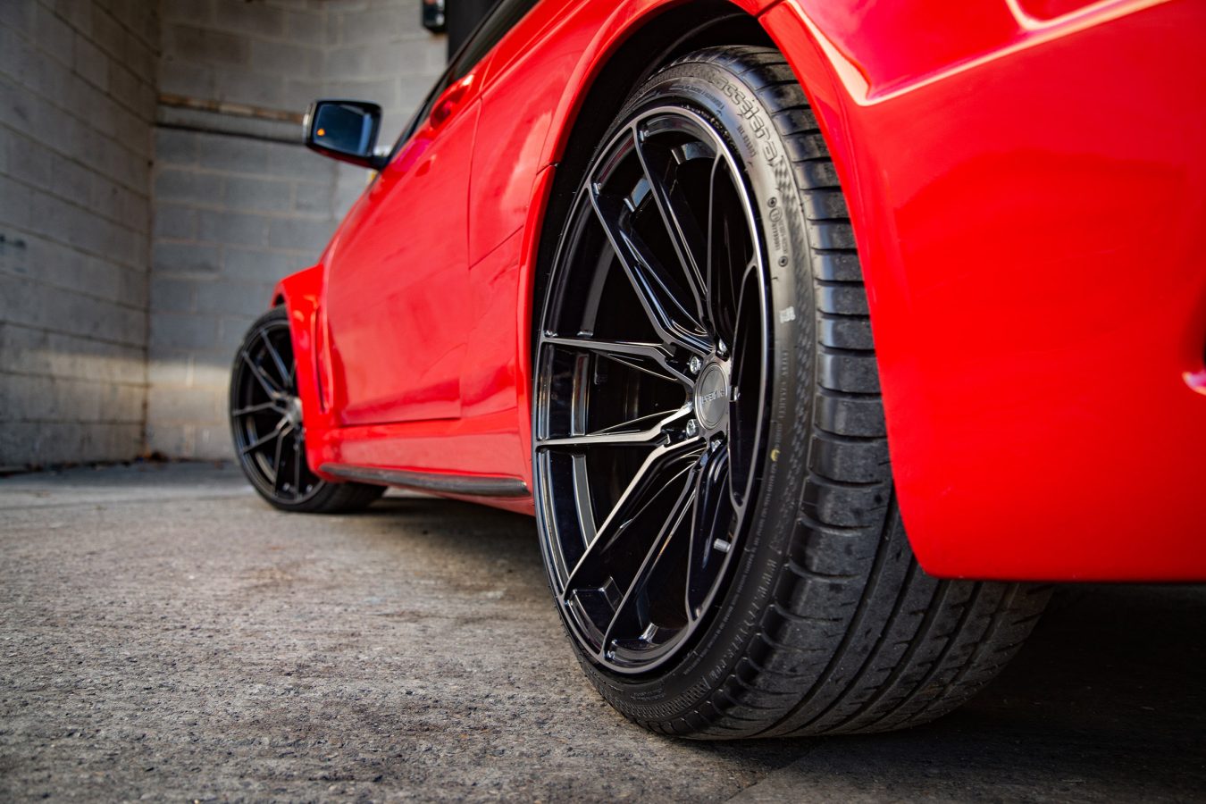 Mercedese C63 W204 Riviera RF107 Black Polished Dark Tint