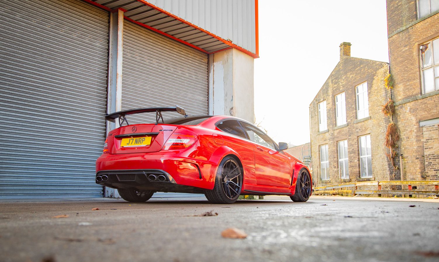 Mercedese C63 W204 Riviera RF107 Black Polished Dark Tint