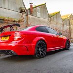 Mercedese C63 W204 Riviera RF107 Black Polished Dark Tint