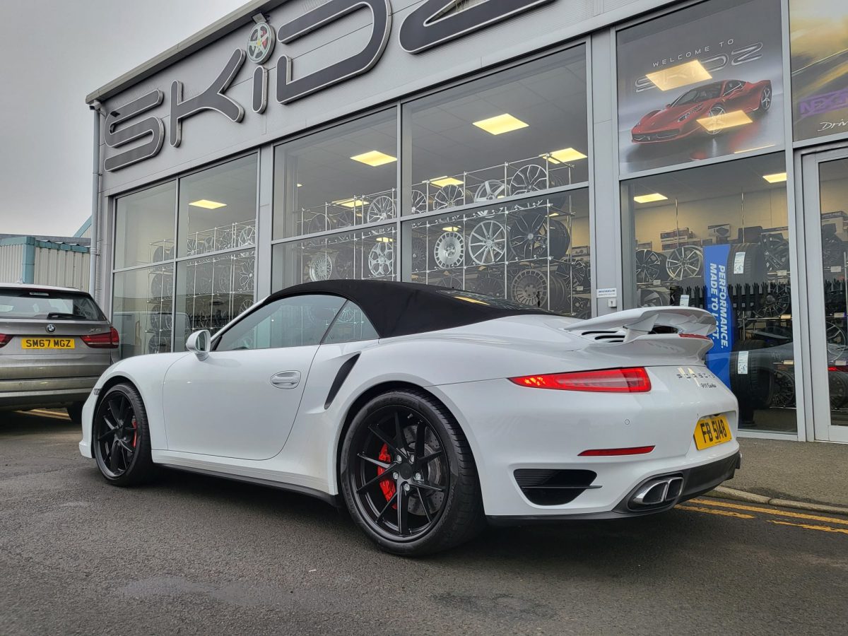 Porsche 911 Turbo PDK Convertible Riviera RF1 Matt Black
