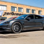 Porsche Taycan Turbo Riviera RF108 Black Polished Dark Tint