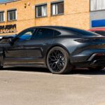 Porsche Taycan Turbo Riviera RF108 Black Polished Dark Tint