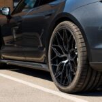 Porsche Taycan Turbo Riviera RF108 Black Polished Dark Tint