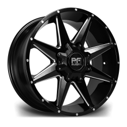 Riviera RX200 Black Milled Edge Angle