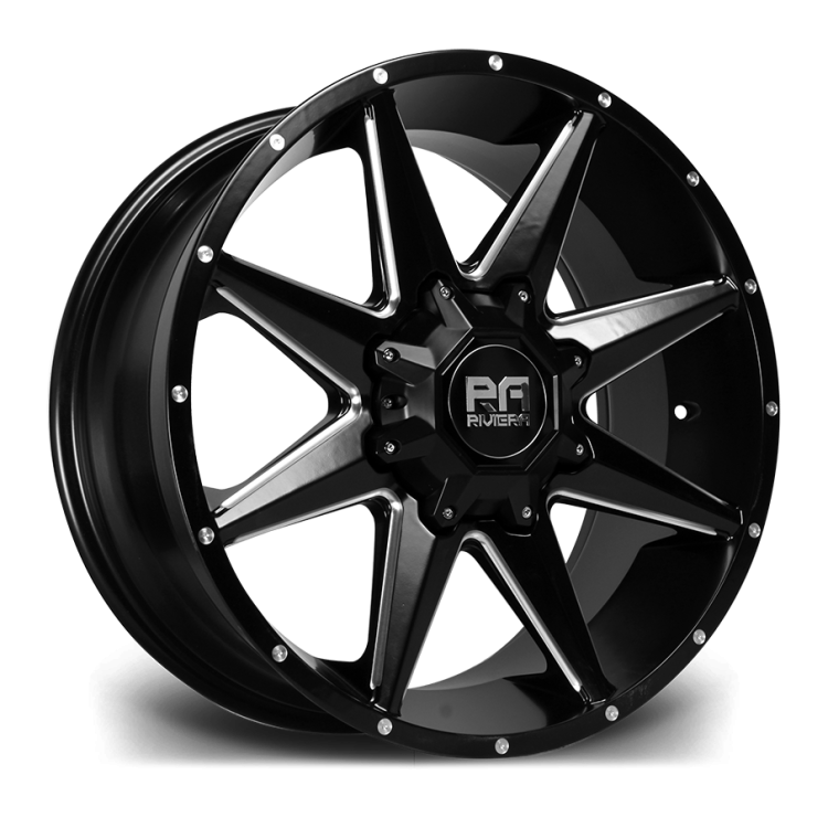 Riviera RX200 Black Milled Edge Angle