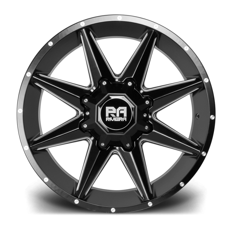 Riviera RX200 Black Milled Edge Face