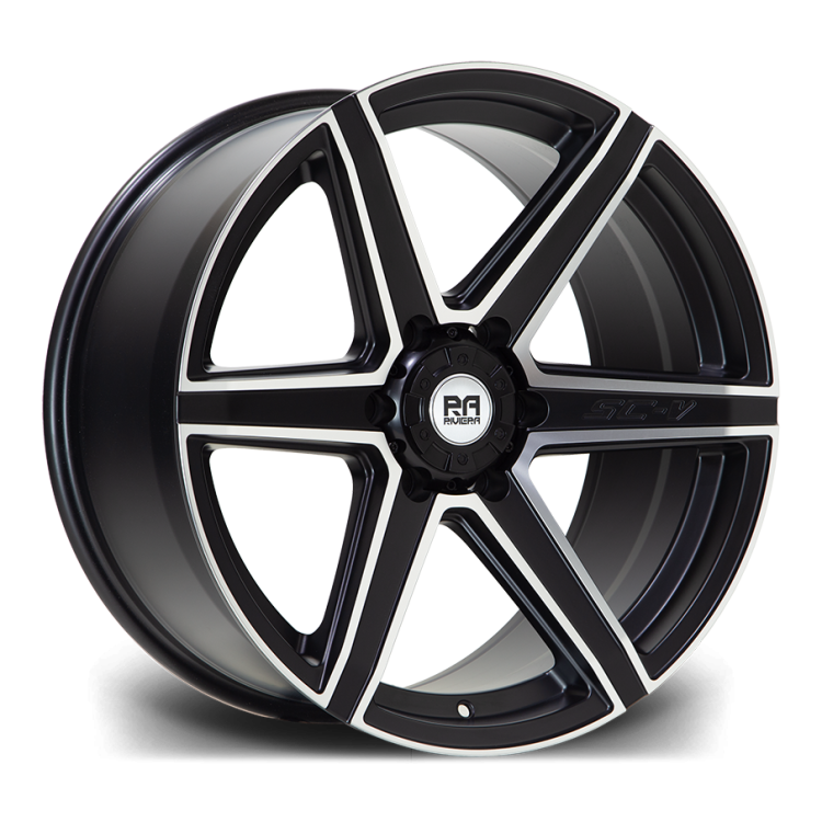 Riviera RX800 Satin Black Polished Angle